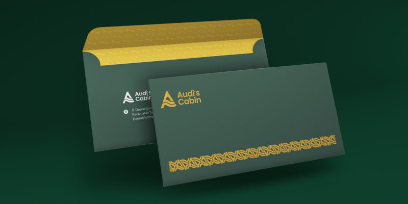 contoh konsistensi desain audi's cabin pada amplop
