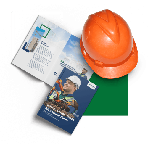 desain company profile perusahaan konstruksi