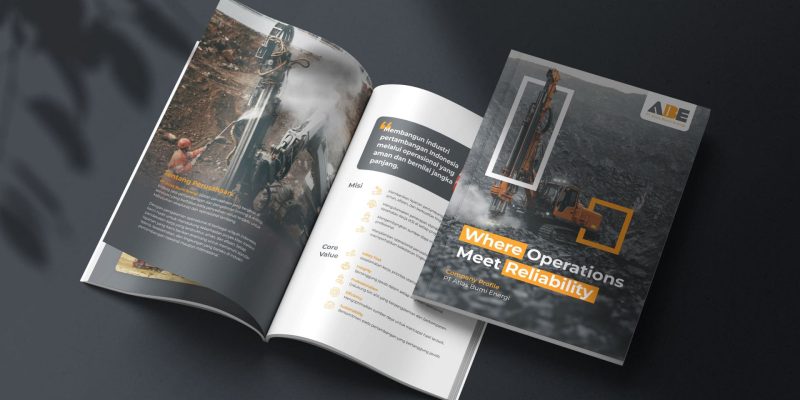 desain profile perusahaan tambang dan pengeboran