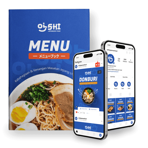 portfolio mockup oishi japanese food