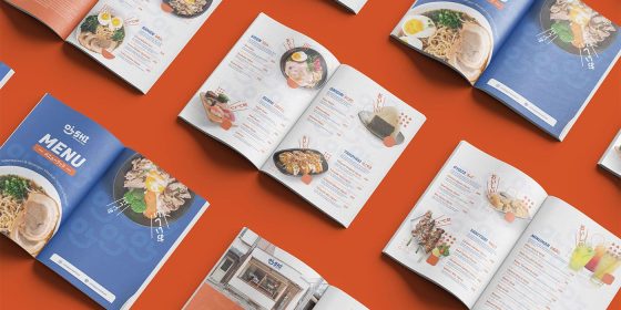 desain buku menu kuliner jepang